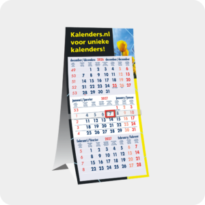 KD100 / Deal 3 bureau / 3-maandskalender